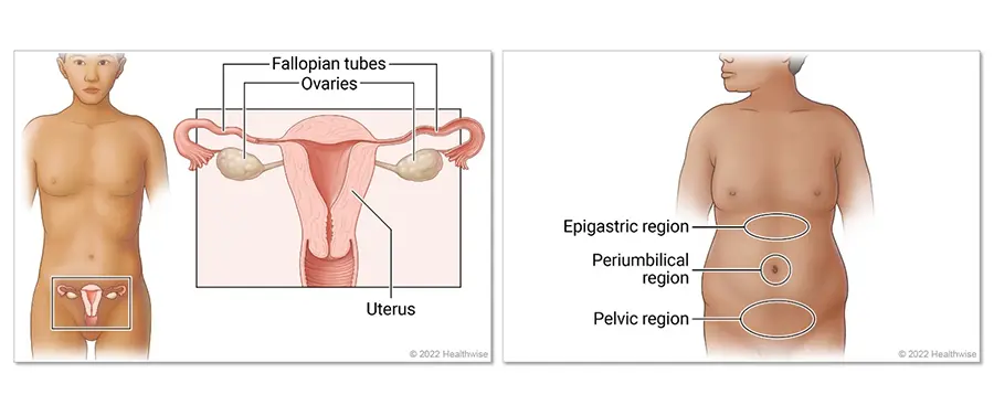 Two illustrations of people who appear gender non-conforming.